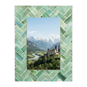 Handmade Lightweight Customized Shape Bone Inlay Wooden <b>Photo</b> <b>Frame</b> Decorative Tabletop & Wall Hanging Home Decor Gift - Product Image 2