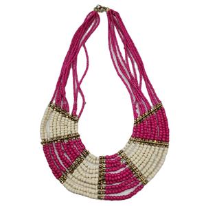 Collar de Resina Artístico Hecho a Mano con Colgante de Cristal, Accesorio de Moda - Product Image 1