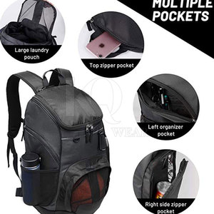 Bolsa de Baloncesto Ligera y Duradera con Logotipo Personalizado, Marca KALEEM QUALITY WEAR, Gran Capacidad para Entrenamientos y Partidos - Product Image 2