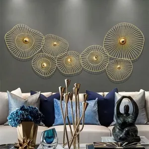 Décoration murale artisanale en métal rustique avec motif tribal ethnique pour la décoration de fermes modernes et de maisons patrimoniales, fabriquée à la main - Product Image 4