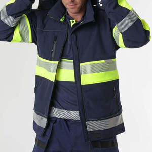 Chaqueta de seguridad de alta visibilidad, ligera y reflectante para trabajo al aire libre y protección en el lugar de trabajo, chaqueta de seguridad OEM - Product Image 5