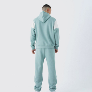 Men's <b>Clothing</b> Pullover Tracksuits Custom Screen Print Jogging Suit Wholesale Custom Heavyweight Cotton Fleece Men's Tracksuits - Product Image 2