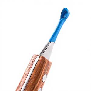 Cuchara para Cascos de Caballo de Acero Inoxidable Ligera con Mango de Madera para el Cuidado de Herraduras - Uso Veterinario - Product Image 5