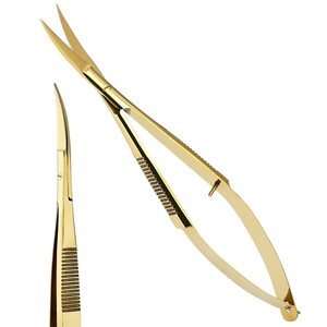 Ciseaux de beauté à ressort antidérapants uniques en acier inoxydable 2026, personnalisables OEM/ODM, durables, de qualité supérieure, en promotion - Product Image 1