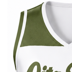 Camiseta Deportiva sin Mangas Sublimada Verde Oliva para Animadoras, Uniforme para Equipo Deportivo, Entrenamiento, Rendimiento y Competencia - Product Image 4
