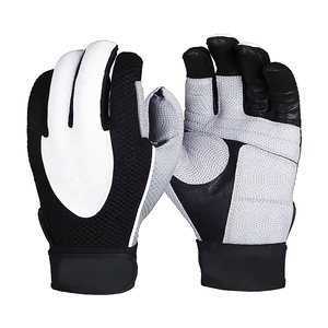 2026 Customizable Logo Breathable Professional Baseball Batting Gloves for Outdoor <b>Practice</b>-Left and Right Hand 100% Leather - Product Image 1