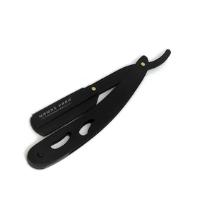 Hot Style Black <b>Single</b> <b>Blade</b> Straight <b>Razor</b> 100% Stainless Steel Professional Barber Shaving <b>Razor</b> for Face & Body with Free - Product Image 6