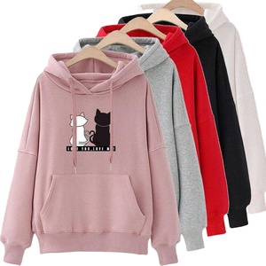 Sweat-shirts à capuche pour femmes de haute qualité, 100% coton, anti-boulochage, respirants, personnalisables, avec impression numérique de dernière génération sur le devant - Product Image 2