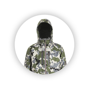 Heavy Duty Soft <b>Shell</b> Hunting Jacket with Reversible Hunting Jacket Camouflage and Solid Color with Insulated Lining - Product Image 6
