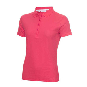 Camisas polo para mujer, mezcla de algodón, manga holgada, camisas de verano, tela transpirable, diseño con botones, impresión de logotipo personalizado, camisas polo para mujer - Product Image 5