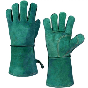 Gants de sécurité en cuir de vachette renforcé de qualité supérieure, certifiés EN420/EN388/ANSI, résistants à la chaleur pour la lutte contre les incendies industriels - Product Image 6