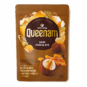Dragées HALAL OEM/ODM de qualité supérieure, expédition mondiale, 75g, enrobées de chocolat noir, caramel, amandes, noix de cajou, noix de macadamia – Vente en gros - Product Image 1