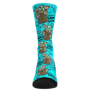 Chaussettes basses pour femmes, motif floral violet, style preppy, tricotées, mignonnes, printemps-été - Product Image 2