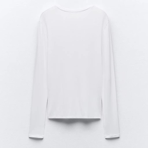 Camiseta Corta de Manga Larga para Mujer, 100% Algodón, con Estampado Gráfico, para Chicas y Adolescentes - Product Image 4