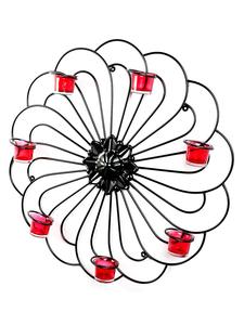 เชิงเทียนติดผนังเหล็กตกแต่งสำหรับตกแต่งบ้านอย่างมีสไตล์ - Product Image 5