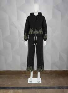 Vente flash : Survêtement personnalisé avec strass à vendre en ligne, vêtements décontractés à la mode, survêtement avec strass pour hommes - Product Image 2