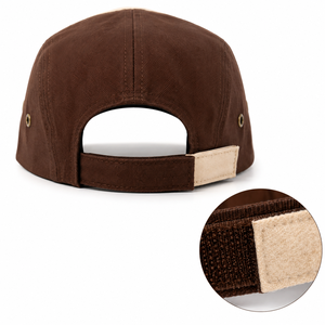 5 Panel Baseball Cap Canvas Unisex Adjustable Contrast Color Block Casual <b>Hat</b> Adult Four Seasons Style - Product Image 4