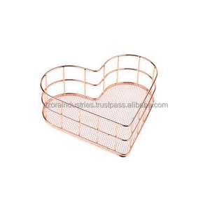 Panier à pain en fer noir écologique moderne Azora Industries avec poignée, taille et forme personnalisées, multifonction, fabriqué en Inde - Product Image 6