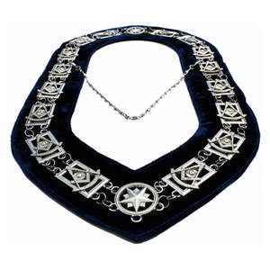 Collar de Cadena Masónica para Maestros Masónicos, de Alta Calidad, Collar de Cadena Metálica para Regalia Masónica, Venta al Por Mayor - Product Image 1