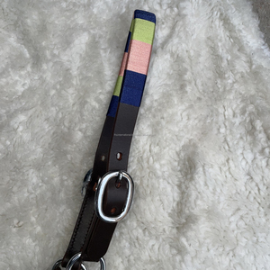 Asiento inglés de alta calidad, estilo caballo, Halter, latón macizo, accesorio de hebilla, Polo de gama alta, cuero cosido - Product Image 3