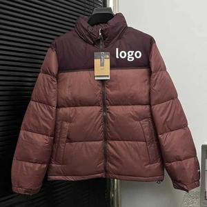 Wholesale Custom Men's Stand Collar Winter <b>Waterproof</b> <b>Padded</b> Bubble Jacket Quilted Outdoor Custom Puffer Jacket Men - Product Image 6