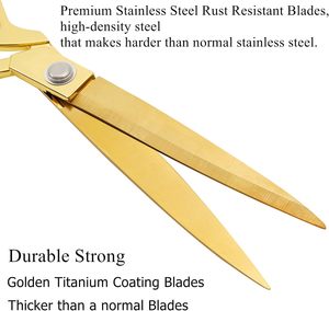 Golden Professional 12 Inch Heavy Duty <b>Sewing</b> Fabric <b>Scissors</b> Industrial Sharp Steel Shears with Smooth Edge for Leather Cutting - Product Image 5