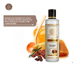 Après-shampoing capillaire à base de shikakai et de miel Khadi Natural pour nourrir les cheveux secs |   Répare les cheveux secs, abîmés et ternes - Product Image 4