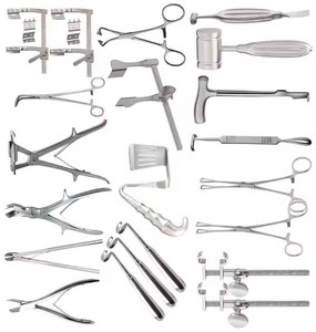 21 PCS High Quality Chest Surgery <b>Instrument</b> Set Thoracic Emergency General Thoracotomy Surgical Kit CE Stainless Steel - Product Image 4