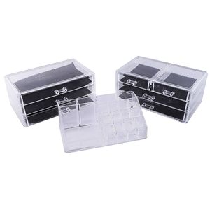กล่องเก็บเครื่องสำอางใส YF พร้อมลิ้นชักเล็ก 2 ช่อง และลิ้นชักใหญ่ 5 ช่อง - Product Image 4