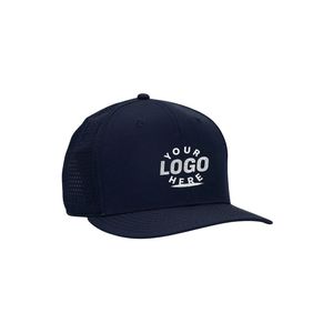 <b>Waterproof</b> 6-Panel Snapback Golf <b>Hat</b> with Custom Logo, Curved Brim, Woven Tag, Side Logo, Adjustable Closure for Outdoor Use - Product Image 2