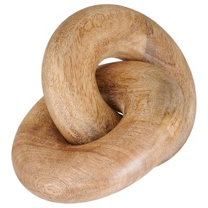 Chaîne en bois artisanale à 5 maillons, style rustique, produit fait main, finition soignée, chaîne en bois d'acacia, fournisseur en gros - Product Image 4
