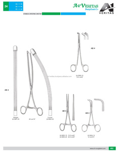 เครื่องมือหนีบลำไส้สแตนเลสความแม่นยำสูง A-1 VERITAS สำหรับการจับและปิดปากหลอดอาหาร เครื่องมือผ่าตัดทั่วไป ใช้ซ้ำได้ - Product Image 2