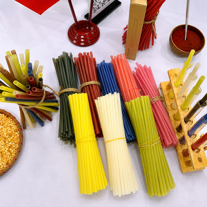 Pailles en riz naturelles véganes, biodégradables, remplacement des pailles en plastique / MS ALINA - Product Image 6