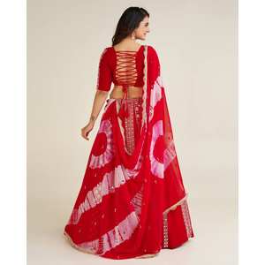 Vestidos de noche elegantes para fiesta de noche Lehenga Choli Cotton Thread & Sequence Work - Product Image 2