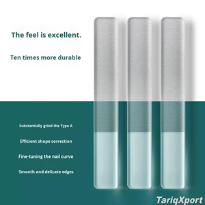 Lime à ongles double face en émeri, grain 180, outil de soin des ongles réutilisable pour le façonnage et le polissage des ongles - Product Image 6