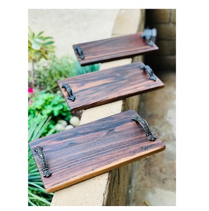 ถาดเสิร์ฟไม้อะคาเซียและมะม่วงถาดเสิร์ฟไม้แบบโบราณถาดเสิร์ฟไม้อะคาเซียและมะม่วงผลิตภัณฑ์จากตลาดชั้นเยี่ยมสำหรับบ้านโรงแรมและร้านอาหาร - Product Image 5