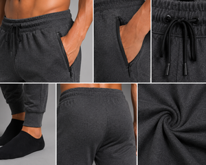 Pantalones deportivos para correr hechos con una mezcla de algodón suave y transpirable de primera calidad, perfectos para entrenamientos diarios en el gimnasio, para estar en casa y para uso casual en la calle. - Product Image 5