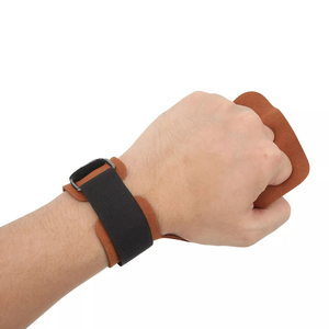 Premium Gymnastic Hand Grips for CrossFit Workout Gym Equipment with Durable Leather Material and Comfortable Wrist Strap - Product Image 6