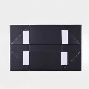 Caja de Regalo Plegable Azul Bebé de Lujo con Cinta, Elegante y Resistente Caja de Empaque para Regalos - Product Image 3