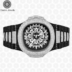 Charm_Jewells Luxury Women Stainless Steel Tonneau <b>Watch</b> 42mm Analog Quartz Sapphire Crystal <b>Diamond</b> Bracelet Fashion - Product Image 4