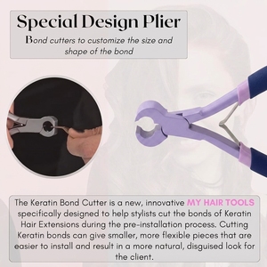 Cortador de Extensiones de Cabello con Logotipo Personalizado, Removedor de Queratina, Alicates de Acero Inoxidable para Extensiones de Cabello, Herramienta para Remover Extensiones de Fusión - Product Image 5