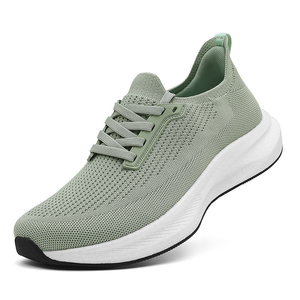 Zapatillas Deportivas de Lujo para Hombre, con Parte Superior de Cuero Genuino, Malla Impermeable y Transpirable, con Cordones, Negras, para Caminar, Correr, Deporte Casual - Product Image 4