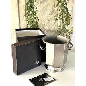 Hot Selling Bucket for Beer Bottle for Party Night Clubs Golden Finished Metal Champagne <b>Ice</b> Bucket Octagonal Shape Long Size - Product Image 3