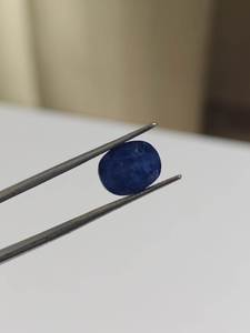 พลอยไพลินสีน้ำเงินพรีเมียม 6.65 กะรัต รูปทรงวงรี สำหรับแหวนหมั้นและเครื่องประดับชั้นดี - Product Image 6