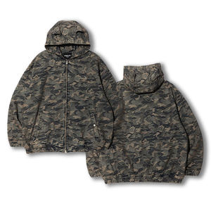 Sudadera con Capucha Personalizada de Algodón 100% Ecológico, de Corte Regular y Peso Pesado, Estilo Urbano, Estampado Digital Completo, para Caza de Otoño - Product Image 1