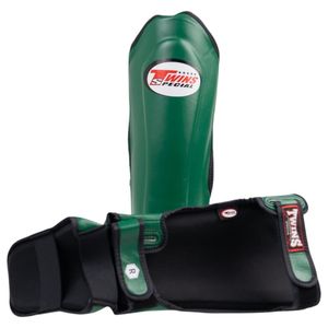Nuevas Espinilleras Twins Muay Thai de Cuero Genuino con Cierre de Velcro, Protección Profesional, Personalizables para Entrenamiento, Protección para Piernas - Product Image 3