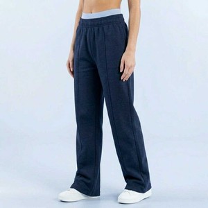 Pantalon de jogging en coton écoresponsable pour femme, coupe droite, longueur intégrale, taille élastique, qualité supérieure, vente en gros, logo personnalisé OEM - Product Image 5