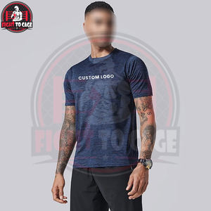 Paquete de 5 camisetas deportivas de manga corta para hombre, de secado rápido, cuello redondo, para correr, gimnasio, entrenamiento y uso casual, precio al por mayor - Product Image 2