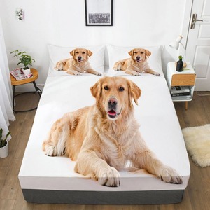 Deep Pocket <b>Fitted</b> Bed <b>Sheet</b> Set Stretchable Durable Soft Cotton Bedding For Thick Mattress Comfort - Product Image 1