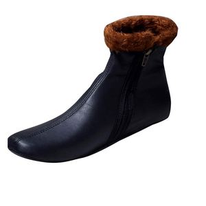 <b>Winter</b> Leather <b>Socks</b> Real Leather Casual Home Use Anti Bacterial Customized High Quality OEM Wholesale - Product Image 2